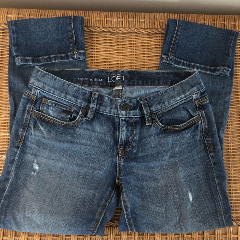LOFT Distressed Jeans - 4P